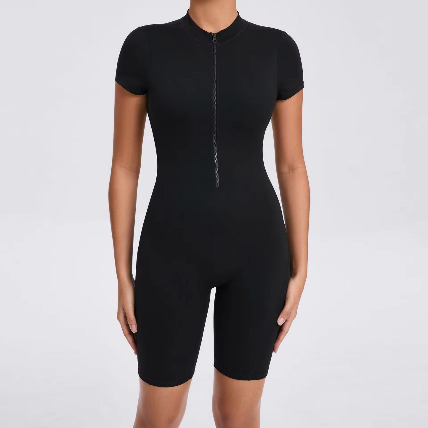 Zip-Up One-Piece